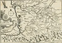 An illustration from Premiere[-seconde] partie, Les plans et profilz de toutes les principalles villes et lieux considerables de France : ensemble les cartes generalles de chascune prouince & les particulières de chasque gouuernement d'icelles (1636)