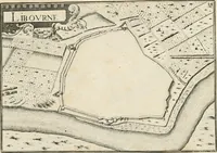 Picture 395 of 470 from Premiere[-seconde] partie, Les plans et profilz de toutes les principalles villes et lieux considerables de France : ensemble les cartes generalles de chascune prouince & les particulières de chasque gouuernement d'icelles (1636), leaf 876