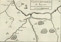 Picture 399 of 470 from Premiere[-seconde] partie, Les plans et profilz de toutes les principalles villes et lieux considerables de France : ensemble les cartes generalles de chascune prouince & les particulières de chasque gouuernement d'icelles (1636), leaf 884