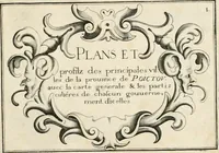 An illustration from Premiere[-seconde] partie, Les plans et profilz de toutes les principalles villes et lieux considerables de France : ensemble les cartes generalles de chascune prouince & les particulières de chasque gouuernement d'icelles (1636)