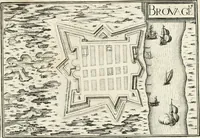 Picture 421 of 470 from Premiere[-seconde] partie, Les plans et profilz de toutes les principalles villes et lieux considerables de France : ensemble les cartes generalles de chascune prouince & les particulières de chasque gouuernement d'icelles (1636), leaf 928