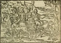 An illustration from Premier livre d'Amadis de Gaule; (1560)