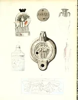 An illustration from Premier mémoire sur les antiquités chrétiennes : peintures des catacombes (1836)
