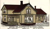 An illustration from Prepared paints : Heath & Milligan Mfg. Co., Chicago, Ill. (1890)