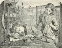 An illustration from Pre-Raphaelitism and the pre-Raphaelite brotherhood (1905)