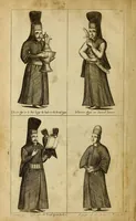 An illustration from The present state of the Ottoman Empire. Containing the maxims of the Turkish politie, the most material points of the Mahometan religion, their sects and heresies, their convents and religious votaries, their military discipline, with an exact computation of their forces both by land and sea. Illustrated with divers pieces of sculpture, representing the variety of habits amongst the Turks. In three books (1670)