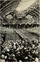 An illustration from Presidential nominations and elections : a history of American conventions, national campaigns, inaugurations and campaign caricature (1916)