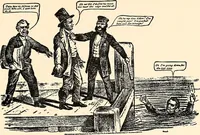 An illustration from Presidential nominations and elections : a history of American conventions, national campaigns, inaugurations and campaign caricature (1916)