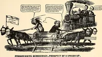 An illustration from Presidential nominations and elections : a history of American conventions, national campaigns, inaugurations and campaign caricature (1916)