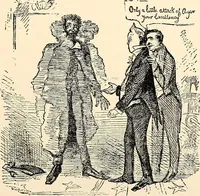 An illustration from Presidential nominations and elections : a history of American conventions, national campaigns, inaugurations and campaign caricature (1916)