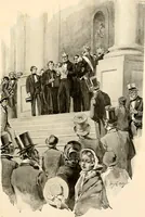 An illustration from Presidential nominations and elections : a history of American conventions, national campaigns, inaugurations and campaign caricature (1916)