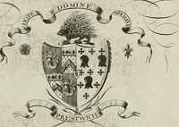 Picture 3 of 3 from Prestwich's Respublica, or, A display of the honors, ceremonies & ensigns of the Common-wealth under the protectorship of Oliver Cromwell : together with the names, armorial bearings, flags & pennons of the different commanders of the English, Scotch, Irish Americans and French : and an alphabetical roll of the names and armorial bearings of upwards of three hundred families of the present nobility & gentry of England, Scotland, Ireland, etc., etc (1787), leaf 6