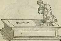 An illustration from Pretiosa margarita novella : de thesavro, ac pretiosissimo philosophorvm lapide : artis huius divinae typus & methodus : collectanea ex Arnaldo, Rhaymundo, Rhasi, Alberto, & Michaele Scoto (1546)