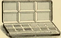 An illustration from Priced catalogue of artists' materials : supplies for oil painting, water color painting, china painting ... and drawing materials for architects and engineers, manual training schools and colleges. (1914)