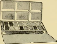 An illustration from Priced catalogue of artists' materials : supplies for oil painting, water color painting, china painting ... and drawing materials for architects and engineers, manual training schools and colleges. (1914)