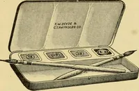 An illustration from Priced catalogue of artists' materials : supplies for oil painting, water color painting, china painting ... and drawing materials for architects and engineers, manual training schools and colleges. (1914)