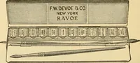 An illustration from Priced catalogue of artists' materials : supplies for oil painting, water color painting, china painting ... and drawing materials for architects and engineers, manual training schools and colleges. (1914)