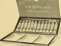 An illustration from Priced catalogue of artists' materials : supplies for oil painting, water color painting, china painting ... and drawing materials for architects and engineers, manual training schools and colleges. (1914)