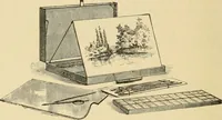 An illustration from Priced catalogue of artists' materials : supplies for oil painting, water color painting, china painting ... and drawing materials for architects and engineers, manual training schools and colleges. (1914)