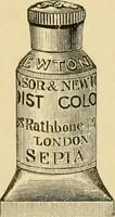 An illustration from Priced catalogue of artists' materials : supplies for oil painting, water color painting, china painting ... and drawing materials for architects and engineers, manual training schools and colleges. (1914)