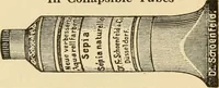 An illustration from Priced catalogue of artists' materials : supplies for oil painting, water color painting, china painting ... and drawing materials for architects and engineers, manual training schools and colleges. (1914)