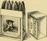 An illustration from Priced catalogue of artists' materials : supplies for oil painting, water color painting, china painting ... and drawing materials for architects and engineers, manual training schools and colleges. (1914)