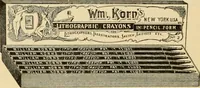 An illustration from Priced catalogue of artists' materials : supplies for oil painting, water color painting, china painting ... and drawing materials for architects and engineers, manual training schools and colleges. (1914)