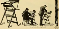 An illustration from Priced catalogue of artists' materials : supplies for oil painting, water color painting, china painting ... and drawing materials for architects and engineers, manual training schools and colleges. (1914)