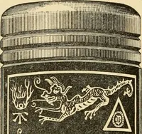 An illustration from Priced catalogue of artists' materials : supplies for oil painting, water color painting, china painting ... and drawing materials for architects and engineers, manual training schools and colleges. (1914)