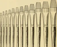 An illustration from Priced catalogue of artists' materials : supplies for oil painting, water color painting, china painting ... and drawing materials for architects and engineers, manual training schools and colleges. (1914)