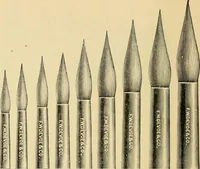 An illustration from Priced catalogue of artists' materials : supplies for oil painting, water color painting, china painting ... and drawing materials for architects and engineers, manual training schools and colleges. (1914)