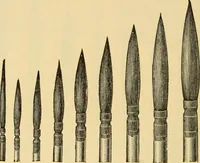 An illustration from Priced catalogue of artists' materials : supplies for oil painting, water color painting, china painting ... and drawing materials for architects and engineers, manual training schools and colleges. (1914)