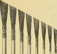 An illustration from Priced catalogue of artists' materials : supplies for oil painting, water color painting, china painting ... and drawing materials for architects and engineers, manual training schools and colleges. (1914)