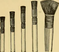 An illustration from Priced catalogue of artists' materials : supplies for oil painting, water color painting, china painting ... and drawing materials for architects and engineers, manual training schools and colleges. (1914)