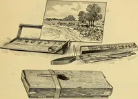 An illustration from Priced catalogue of artists' materials : supplies for oil painting, water color painting, china painting ... and drawing materials for architects and engineers, manual training schools and colleges. (1914)