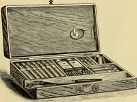 An illustration from Priced catalogue of artists' materials : supplies for oil painting, water color painting, china painting ... and drawing materials for architects and engineers, manual training schools and colleges. (1914)
