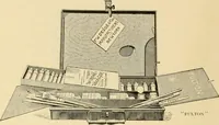 An illustration from Priced catalogue of artists' materials : supplies for oil painting, water color painting, china painting ... and drawing materials for architects and engineers, manual training schools and colleges. (1914)