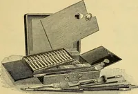 An illustration from Priced catalogue of artists' materials : supplies for oil painting, water color painting, china painting ... and drawing materials for architects and engineers, manual training schools and colleges. (1914)