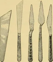 An illustration from Priced catalogue of artists' materials : supplies for oil painting, water color painting, china painting ... and drawing materials for architects and engineers, manual training schools and colleges. (1914)