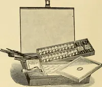 An illustration from Priced catalogue of artists' materials : supplies for oil painting, water color painting, china painting ... and drawing materials for architects and engineers, manual training schools and colleges. (1914)
