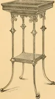 An illustration from Price list of art brass goods : hat racks, umbrella stands, tables ... (1886)
