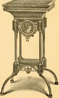 An illustration from Price list of art brass goods : hat racks, umbrella stands, tables ... (1886)