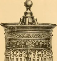 An illustration from Price list of art brass goods : hat racks, umbrella stands, tables ... (1886)