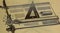 An illustration from Price list of drawing materials, architects and engineers, supplies, blue process papers, etc (1886)