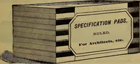 An illustration from Price list of drawing materials, architects and engineers, supplies, blue process papers, etc (1886)