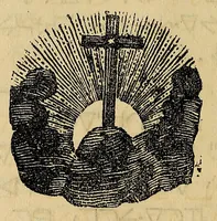 An illustration from Prières cantiques catéchisme, etc. en langue crise (1866)