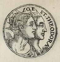 Picture 121 of 156 from Prima[-seconda] parte del Prontvario de le medaglie de piv illvstri & fulgenti huomini & donne : dal principio del mondo insino al presente tempo, con le lor vite in compendio raccolte (1553), leaf 342