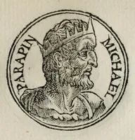 Picture 124 of 156 from Prima[-seconda] parte del Prontvario de le medaglie de piv illvstri & fulgenti huomini & donne : dal principio del mondo insino al presente tempo, con le lor vite in compendio raccolte (1553), leaf 347