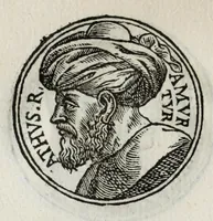 Picture 137 of 156 from Prima[-seconda] parte del Prontvario de le medaglie de piv illvstri & fulgenti huomini & donne : dal principio del mondo insino al presente tempo, con le lor vite in compendio raccolte (1553), leaf 384
