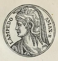 Picture 16 of 156 from Prima[-seconda] parte del Prontvario de le medaglie de piv illvstri & fulgenti huomini & donne : dal principio del mondo insino al presente tempo, con le lor vite in compendio raccolte (1553), leaf 56